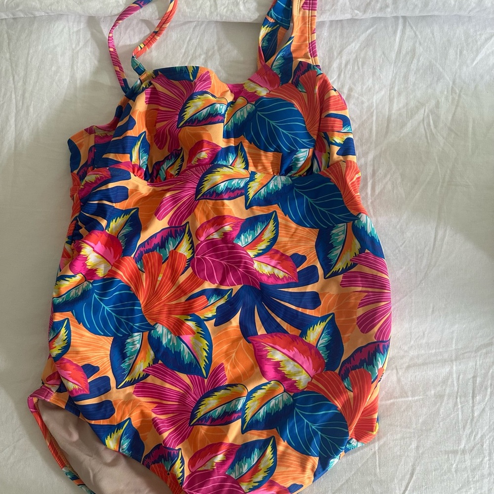 Isabel Maternity Tropical Swimsuit
